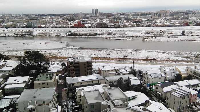 Vistas Rakuten Japon nevado 18 Enero 2016